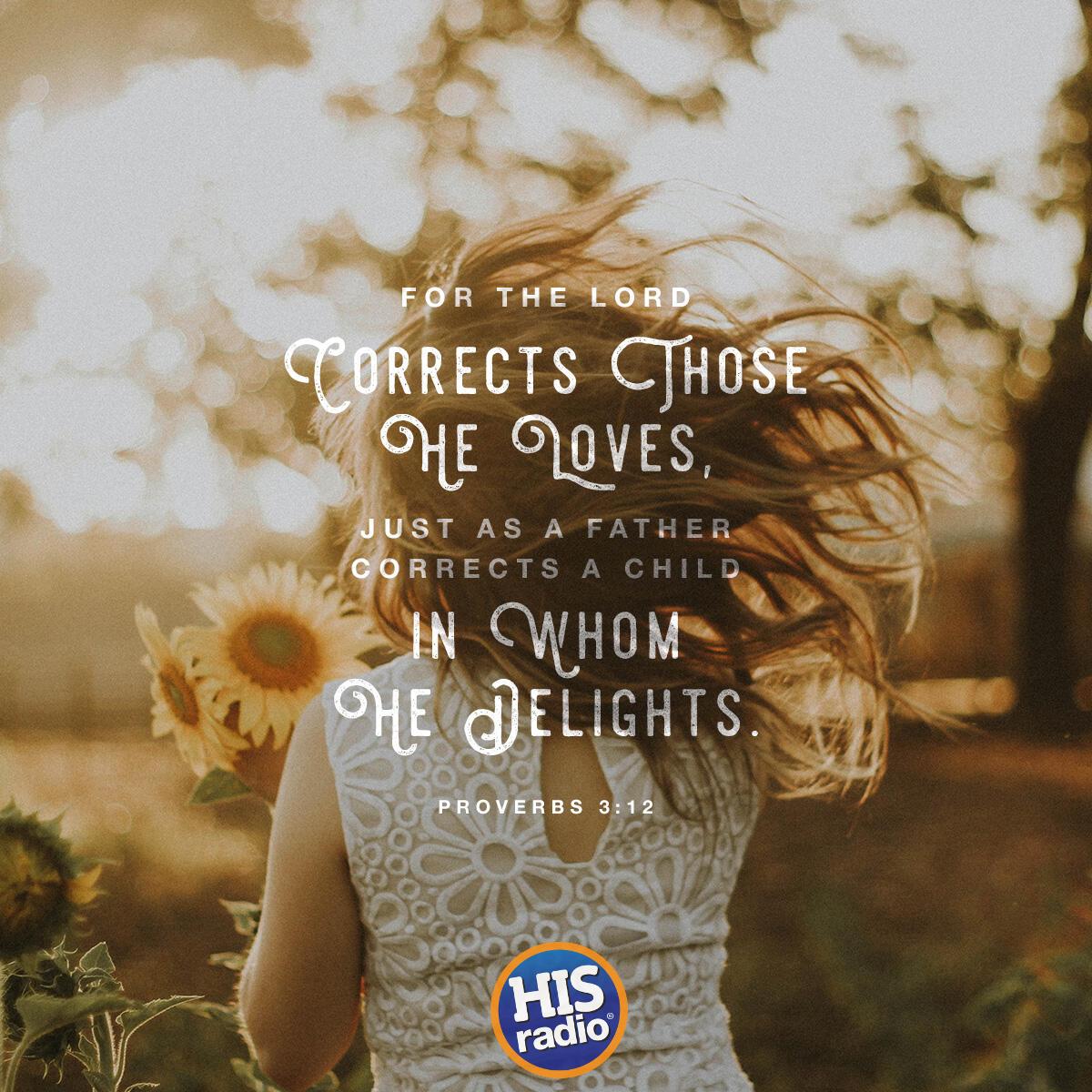Proverbs 3:12 - Verse of the Day